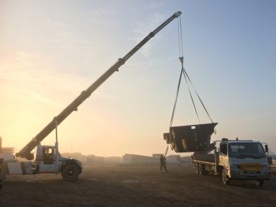 Crane truck hire